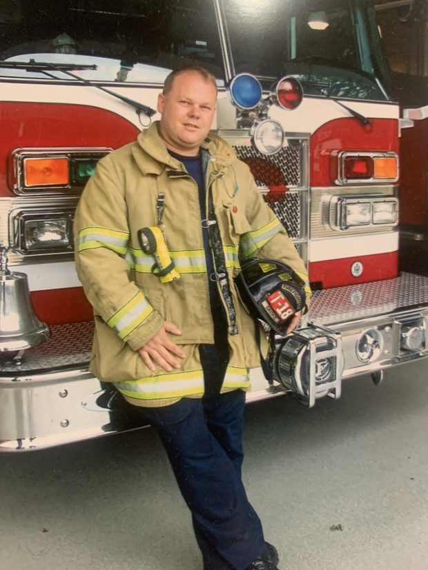 Skokie Firefighter Andy Cutting lost his battle with cancer on Jan. 20, 2023. (Photo provided by Karla Cutting)
